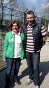 MdL Michael Hübner (re.) mit Heike Unkel, Vorsitzende des Tierschutzvereins Dorsten und die Herrlichkeit Lembeck.