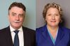 Michael Groschek, Vorsitzender der NRWSPD, und Svenja Schulze, Generalsekretärin der NRWSPD.