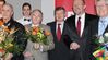 Jubilarehrung bei der SPD - die Genossen Ringel, Tischkewitz und Kreddig sind seit 50 Jahren dabei.