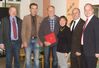 Zur Jubilarehrung von Günther Pelloth kamen auch Michael Gerdes (MdB) und Michael Hübner (MdL).