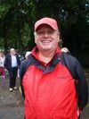 Christoph Kopp, Vorsitzender des SPD-Ortsvereins Rhade. Die rote Kappe ist sein Markenzeichen.