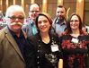 MdL Hans-Peter Müller, Julian Fragemann, Jennifer Schug, MdL Michael Hübner und Inge Zobec (v.l.n.r.)