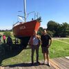 Michael Hübner mit Norbert Römer am Wasserkreuz Castrop-Rauxel.